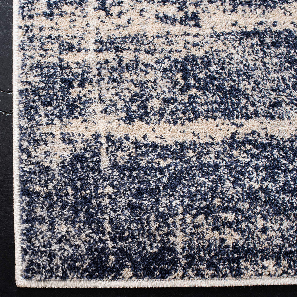 Safavieh Adirondack Collection Area Rug - 5'1'' X 7'6'', Gold & Navy, Modern Abstract Design, Non-Shedding & Easy Care, Ideal Fo
