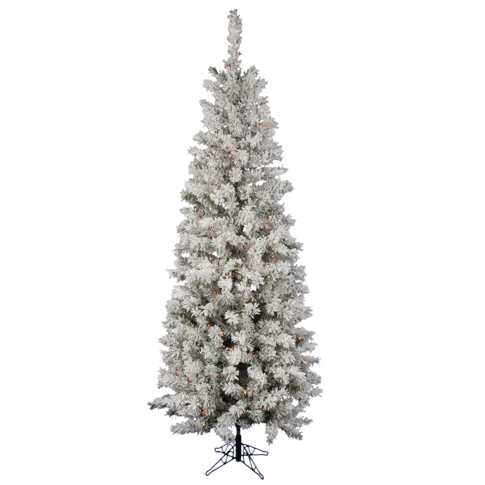 Vickerman 4.5 X 26 Inch  Flocked Pacific 150Led Multi  A100347Led