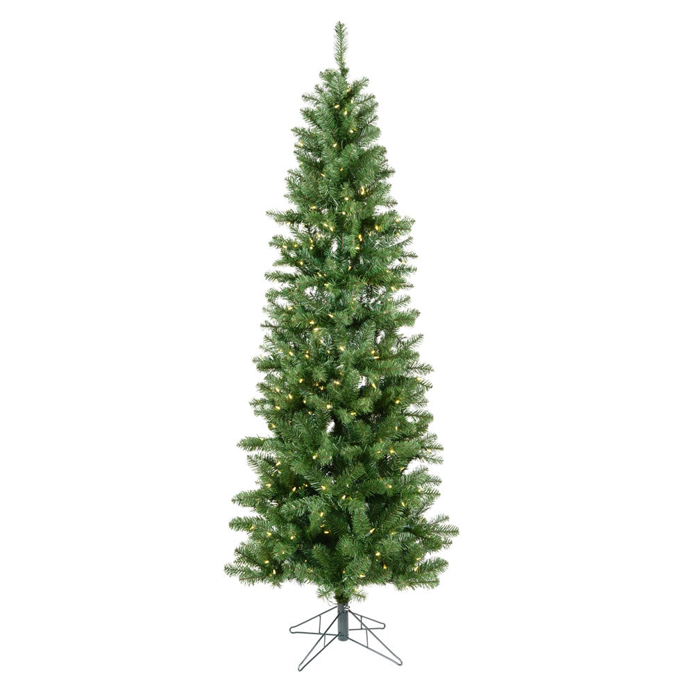 Vickerman 5.5 X 28 Inch  Salem Pencil Pine 200Led Wmwh  A103056Led