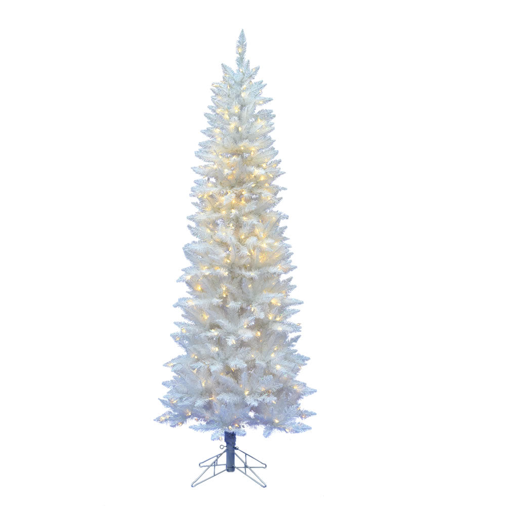 Vickerman 7.5 X 34 Inch  Sparkle White Pencil 300Ledwh  A104076Led