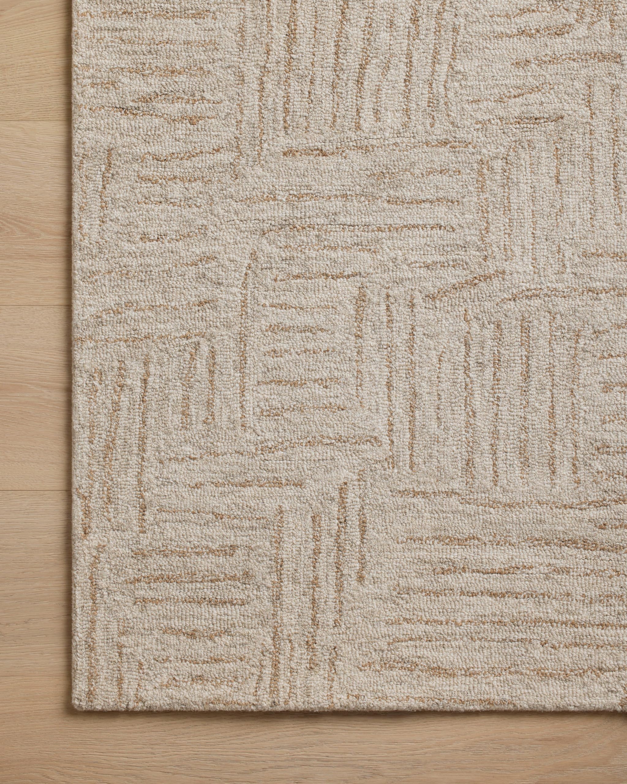 Loloi Chris Loves Julia X Polly Smoke/Sand 3'-6'' X 5'-6'' Accent Rug