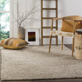 SAFAVIEH Natura Collection Area Rug - 6 x 9, Beige, Handmade Wool, Ideal for High Traffic Areas in Living Room, Bedroom (NAT62