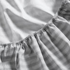 Nautica - Full Size Sheet Sets, Cotton Percale Preppy Bedding, Crisp & Cool, Lightweight & Breathable (Michael Plaid Grey, Full)