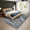 Dalyn Rugs Jericho Jc5 Steel 9' X 12' Rectangle Soft Area Rug, Easy Clean, Non Shedding, Bedroom, Entry, Living Room, Dining Room, Kitchen Rug