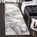 SAFAVIEH Craft Collection 23 x 12 Grey / Silver CFT877G Modern Abstract Non-Shedding Living Room Bedroom Runner Rug