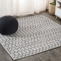 Jonathan Y Smb108E-3Sq Ourika Moroccan Geometric Textured Weave Indoor/Outdoor Area Rug, Bohemian, Scandinavian For Bedroom, Kit