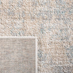 SAFAVIEH 8' Square Adirondack Area Rug, Beige & Slate, Modern Abstract Design, Non-Shedding, Easy Care for Living Room & Bedroom