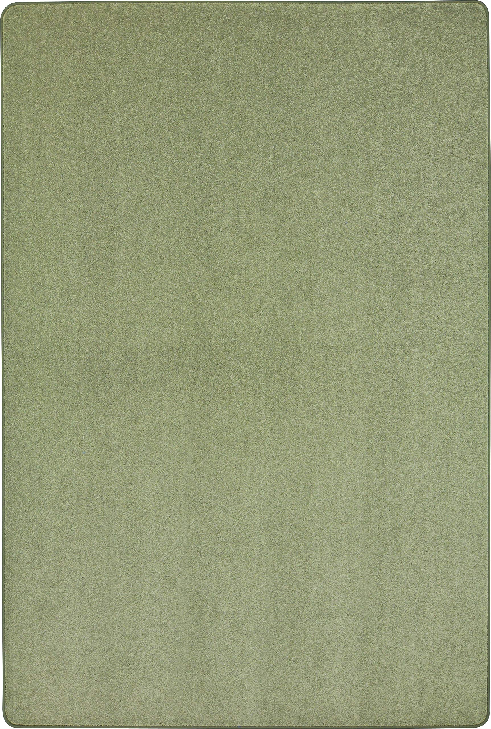 Joy Carpets Endurance Solid Colored Area Rug in color Sage, 12 x 76
