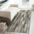 Dalyn Rugs Brisbane Br7 Bold Retro Stiped Sable 2'3" X 7'6"