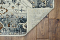 HomeRoots 8'X11' Ivory Grey Machine Woven Traditional Indoor Area Rug