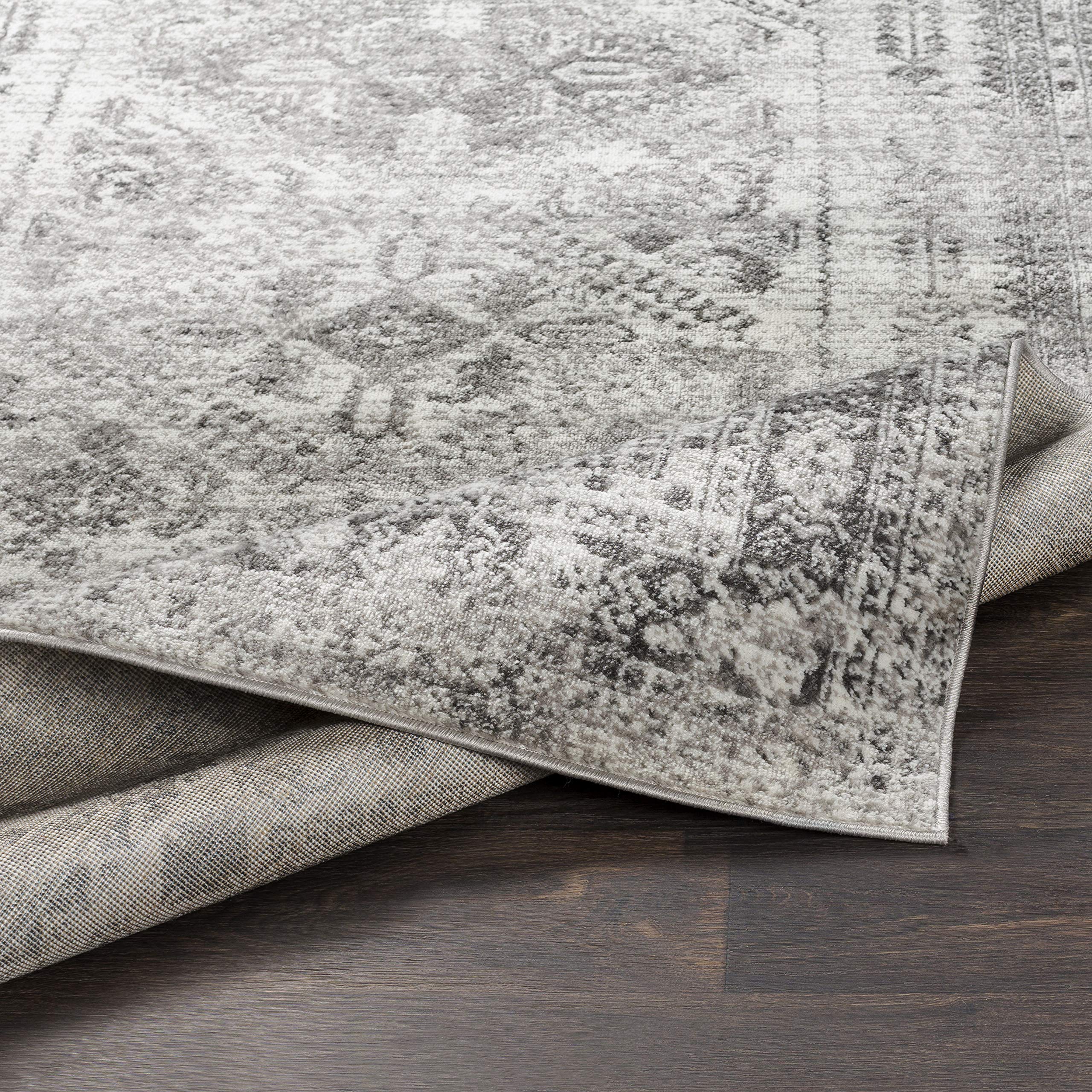 Livabliss Desta Vintage Oriental Area Rug,5'3'' X 7'3'',Charcoal