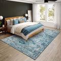 Dalyn Rugs Jericho Jc5 Denim 10' X 14' Rectangle Soft Area Rug, Easy Clean, Non Shedding, Bedroom, Entry, Living Room, Dining Room, Kitchen Rug