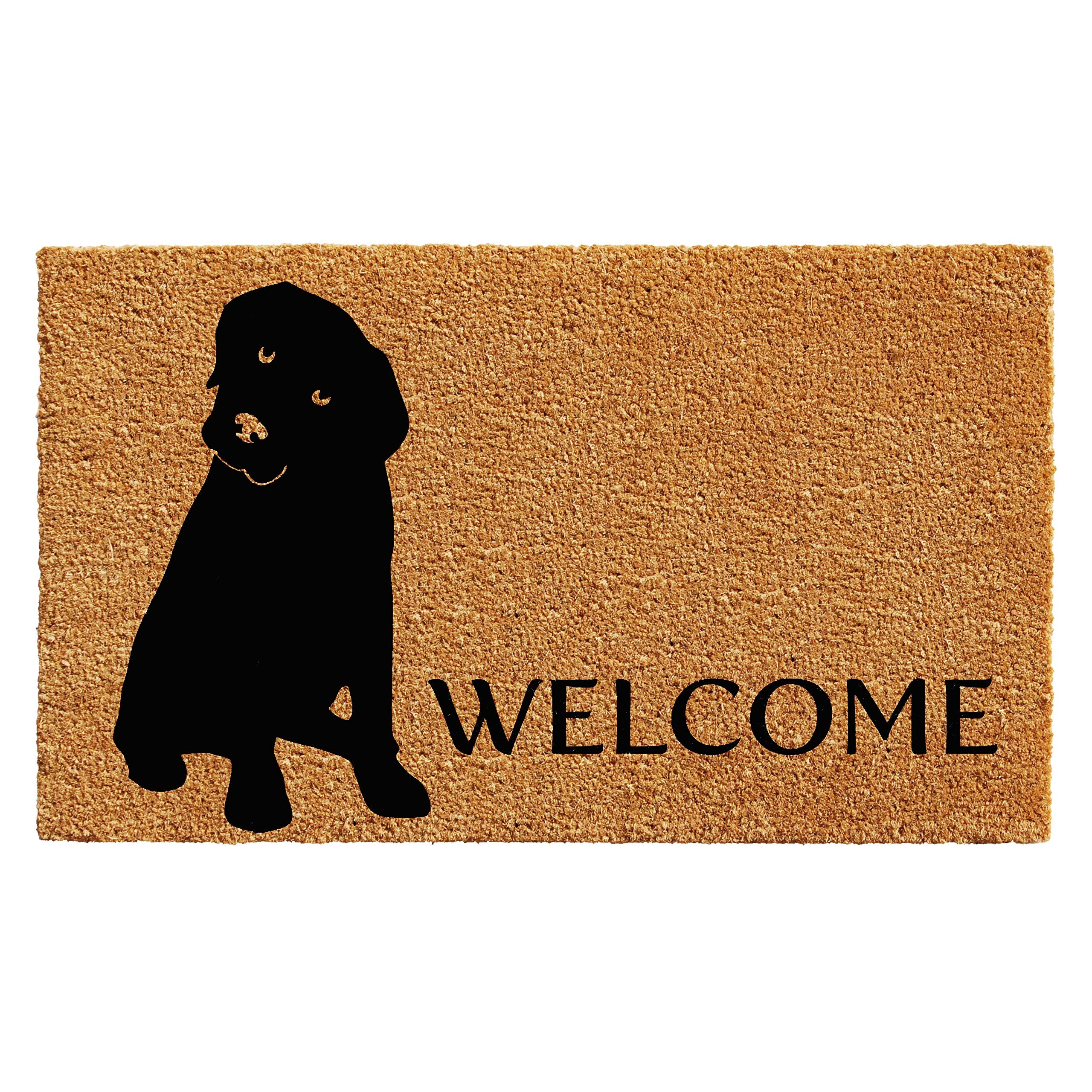 Calloway Mills 102961729 Labrador Doormat, 17' X 29', Natural/Black