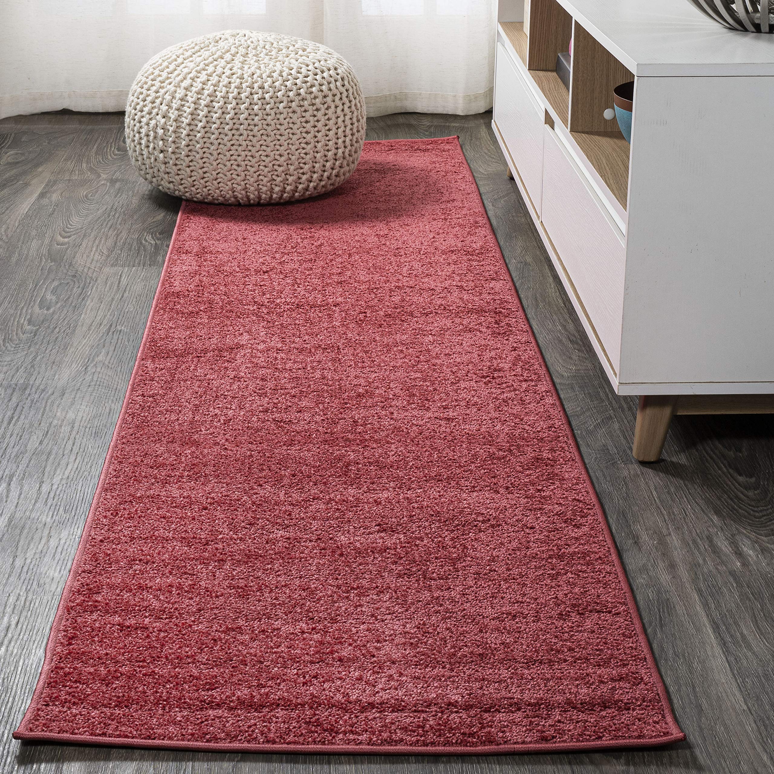 JONATHAN Y SEU100E-210 Haze Solid Low-Pile Indoor Area-Rug Casual Contemporary Solid Traditional Easy-Cleaning Bedroom Kitchen L