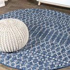 Jonathan Y Smb108B-5R Ourika Moroccan Geometric Textured Weave Indoor Outdoor Area Rug, Bohemian, Rustic, Scandinavian Easy Clea