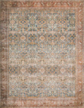 Loloi II Layla Ocean / Rust 7-6 x 9-6 Area Rug