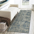 Dalyn Rugs Brisbane Br5 Modern Camouflage Teal 2'3" X 7'6"