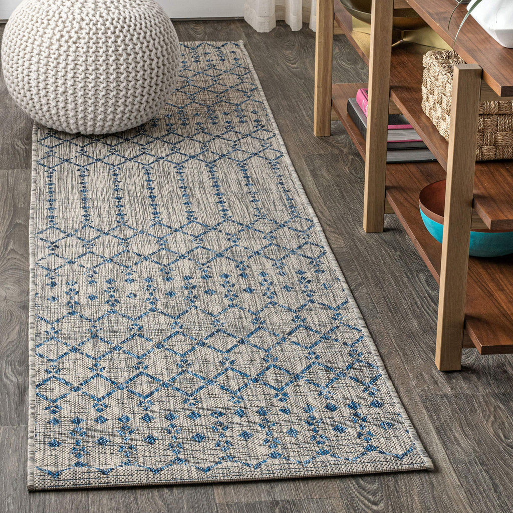 Jonathan Y Smb108A-210 Ourika Moroccan Geometric Textured Weave Indoor Outdoor Area Rug, Bohemian, Rustic, Scandinavian Easy Cle
