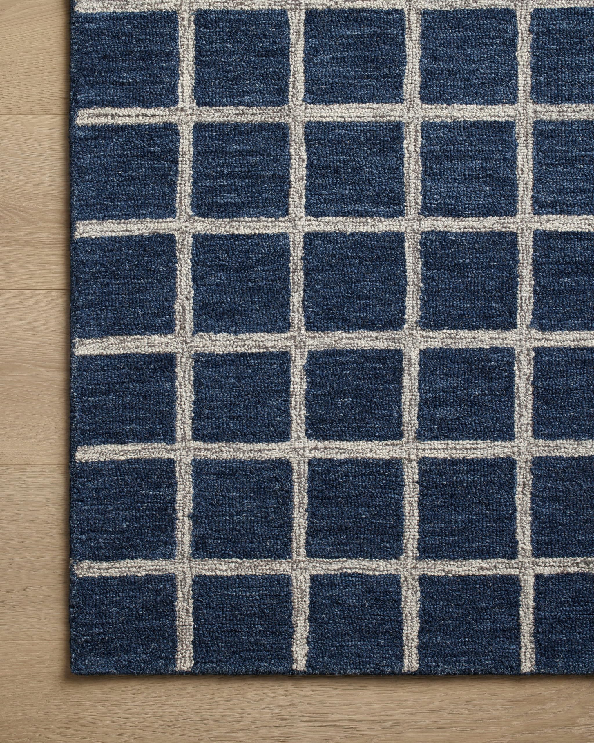 Loloi Chris Loves Julia X Polly Navy/Silver 8'-6'' X 11'-6'' Area Rug