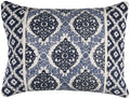 Rizzy Home | BQ4212 | 20"x26" Blue/White/Medallion Standard Sham