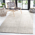 SAFAVIEH Natural Fiber Collection Area Rug - 6' x 9', Bleach & Ivory, Handmade Farmhouse Jute, Ideal for High Traffic Areas in L