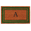 Calloway Mills Green Border 24 x 36 Monogram Doormat (Letter A)
