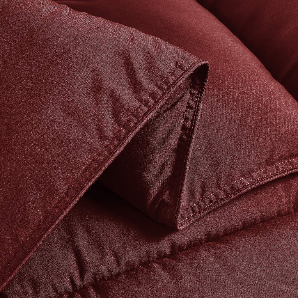 Chezmoi Collection 3-Piece Down Alternative Comforter Set - Lightweight All Seasons Luxurious Brushed Microfiber Comforter (Over