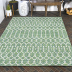 Jonathan Y Smb108L-5 Ourika Moroccan Geometric Textured Weave Indoor Outdoor Area Rug, Bohemian, Rustic, Scandinavian Easy Clean
