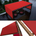 Colourtree 4' W X 7' L Red Waterproof Pergola Sun Shade Canopy Replacement Cover Upf50, Commercial Grade 220 Gsm Cloth, Includes