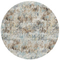 Addison Rugs Indoor/Outdoor Accord Aac31 Moody Washable 8' X 8' Indoor Outdoor Round Rug, Easy Clean, Machine Washable, Non Shedding, Bedroom, Living Room, Dining Room, Kitchen, Patio Rug