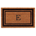 Calloway Mills 152961830E Black Border 18' X 30' Monogram Doormat, (Letter E)