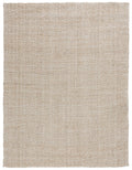 Kosas Home Chevron Handwoven Jute Area Rug, 8X10, Ivory