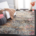 SAFAVIEH Madison Collection Area Rug - 53 x 76, Black & Gold, Modern Abstract Design, Non-Shedding & Easy Care, Ideal for High