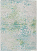 Addison Rugs Indoor/Outdoor Accord Aac35 Green Washable 8' X 10' Indoor Outdoor Area Rug, Easy Clean, Machine Washable, Non Shedding, Bedroom, Living Room, Dining Room, Kitchen, Patio Rug