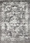 Unique Loom Sofia Collection Area Rug - Salle Garnier (7 1 x 10 Rectangle, Gray/ Ivory)