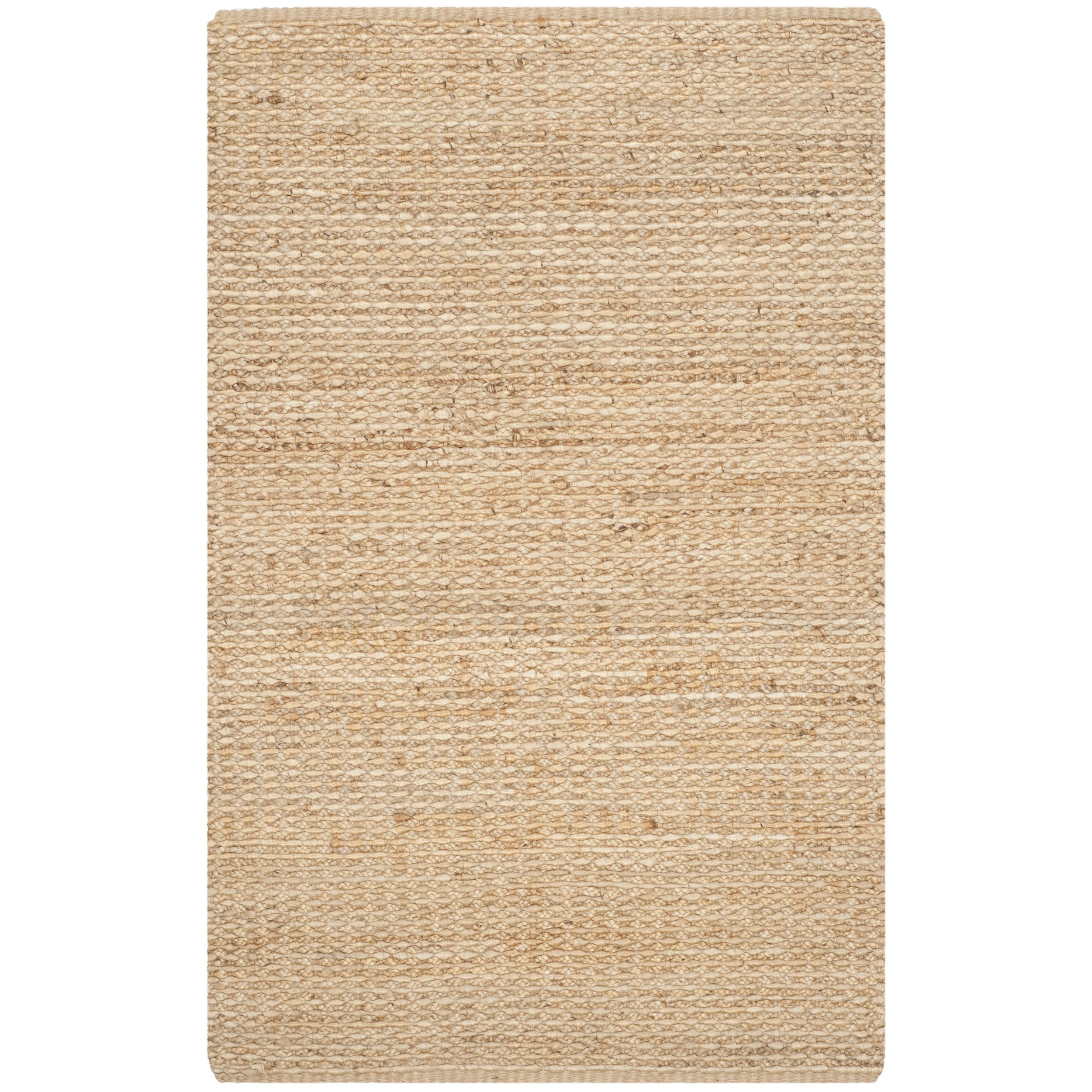 SAFAVIEH Natural Fiber Collection Accent Rug - 26 x 4, Natural, Handmade Jute, Ideal for High Traffic Areas in Entryway, Livin
