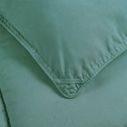 Chezmoi Collection Granite Green Down Alternative Comforter Oversized King - 3-Piece Lightweight Comforter Set - All Seasons Mic