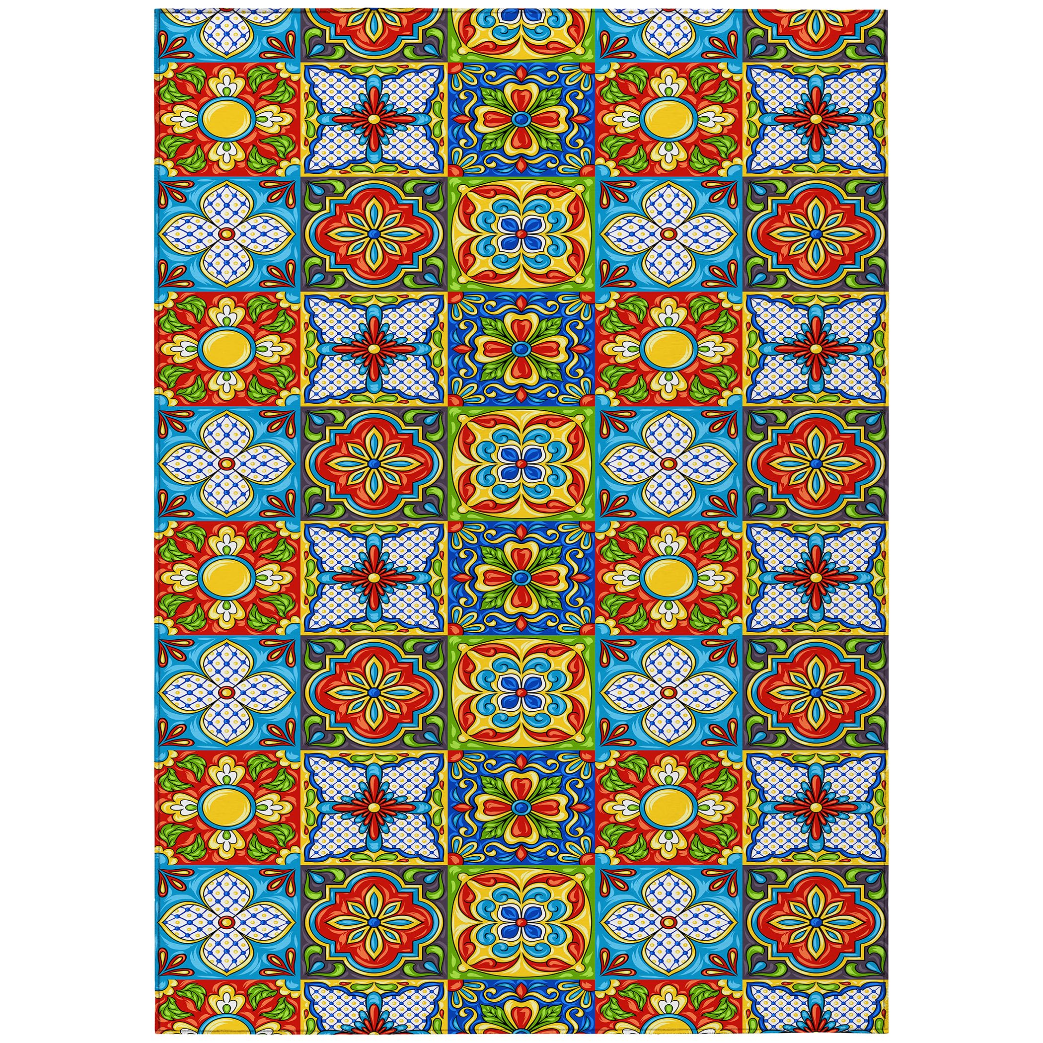 Dalyn Rugs Kendall Ke20 Multi 5' X 7'6" Indoor Outdoor Area Rug, Easy Clean, Machine Washable, Non Shedding, Bedroom, Living Room, Dining Room, Kitchen, Patio Rug