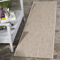 SAFAVIEH Courtyard Collection 23 x 22 Beige/Brown CY8521 Indoor/ Outdoor Waterproof Easy-Cleaning Patio Backyard Mudroom Runne