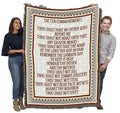 Pure Country Weavers Ten Commandments Blanket - Scriptures - Exodus 20:2-17 - Deuteronomy 5:6-21 - Religious Gift Tapestry Throw