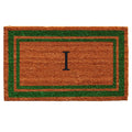 Calloway Mills Green Border 24 x 36 Monogram Doormat (Letter I)