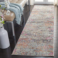SAFAVIEH Madison Collection Runner Rug - 22 x 22, Black & Gold, Modern Abstract Design, Non-Shedding & Easy Care, Ideal for Hi