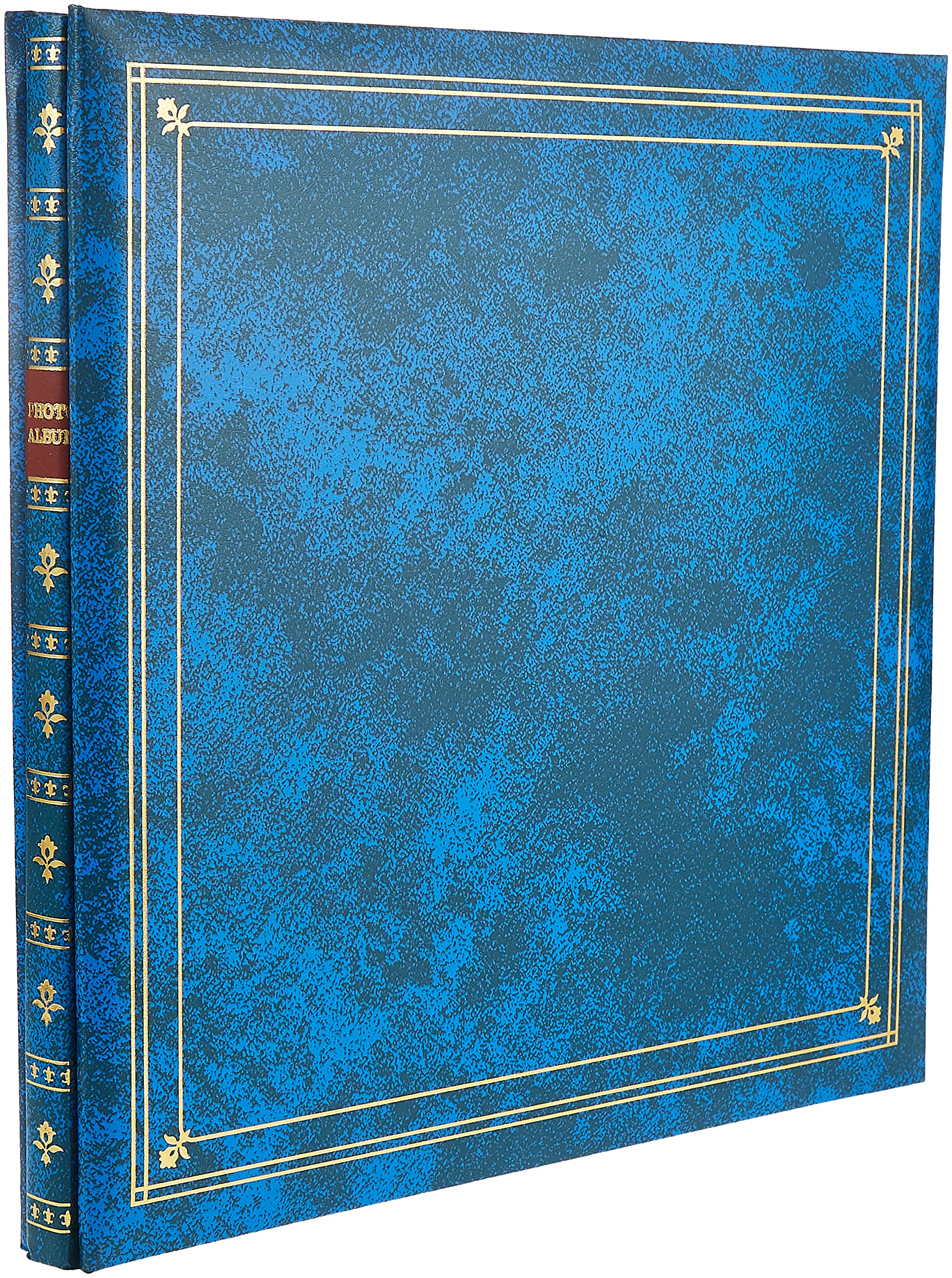 Pioneer Photo Albums MP-300/RB 300-Pocket Post Bound Leatherette Cover Photo Album for 3.5 by 5.25-Inch Prints, Royal Blue