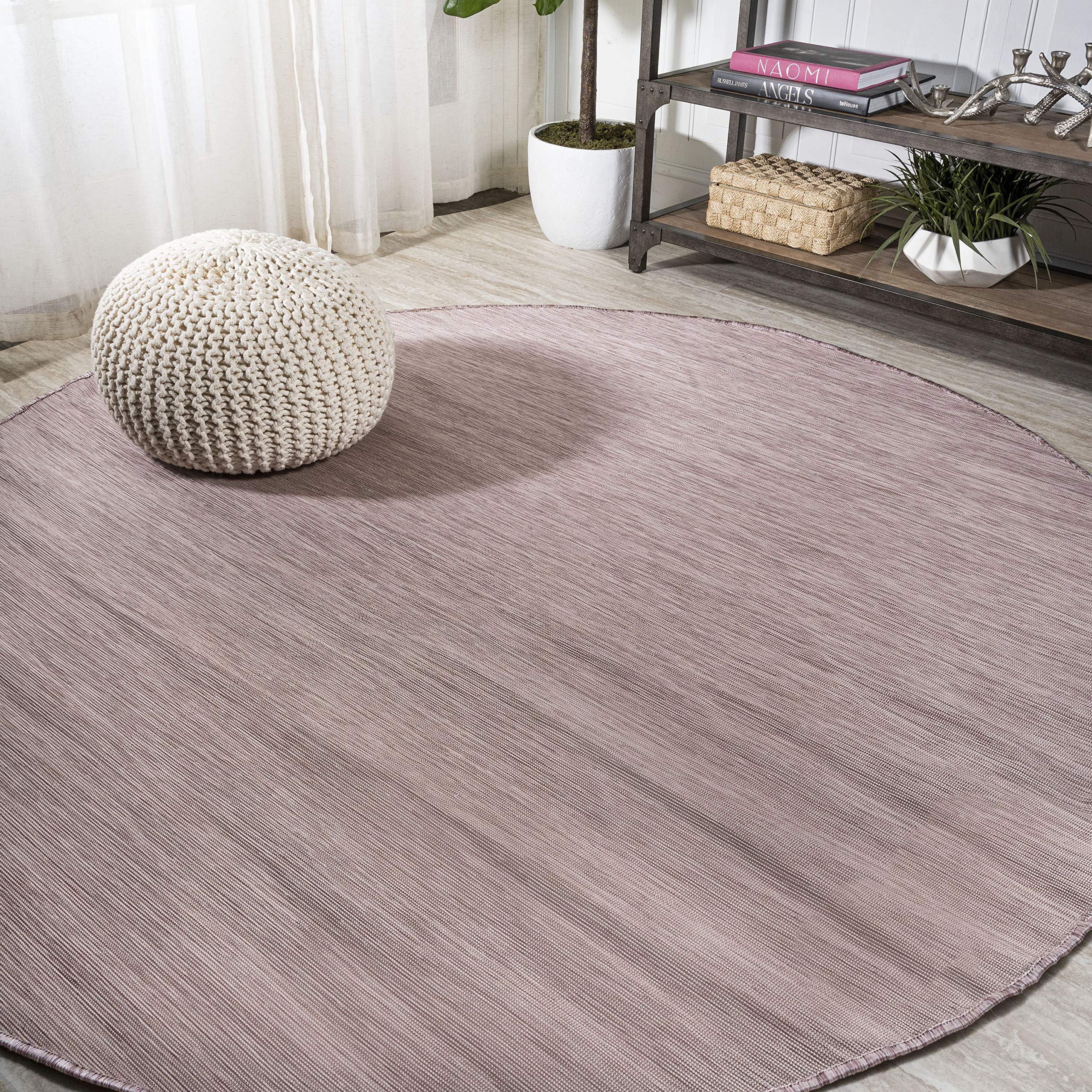 JONATHAN Y TSN100F-6R Ethan Modern Flatweave Solid Indoor/Outdoor Area-Rug, Casual, Contemporary, Coastal Easy-Cleaning,Bedroom,