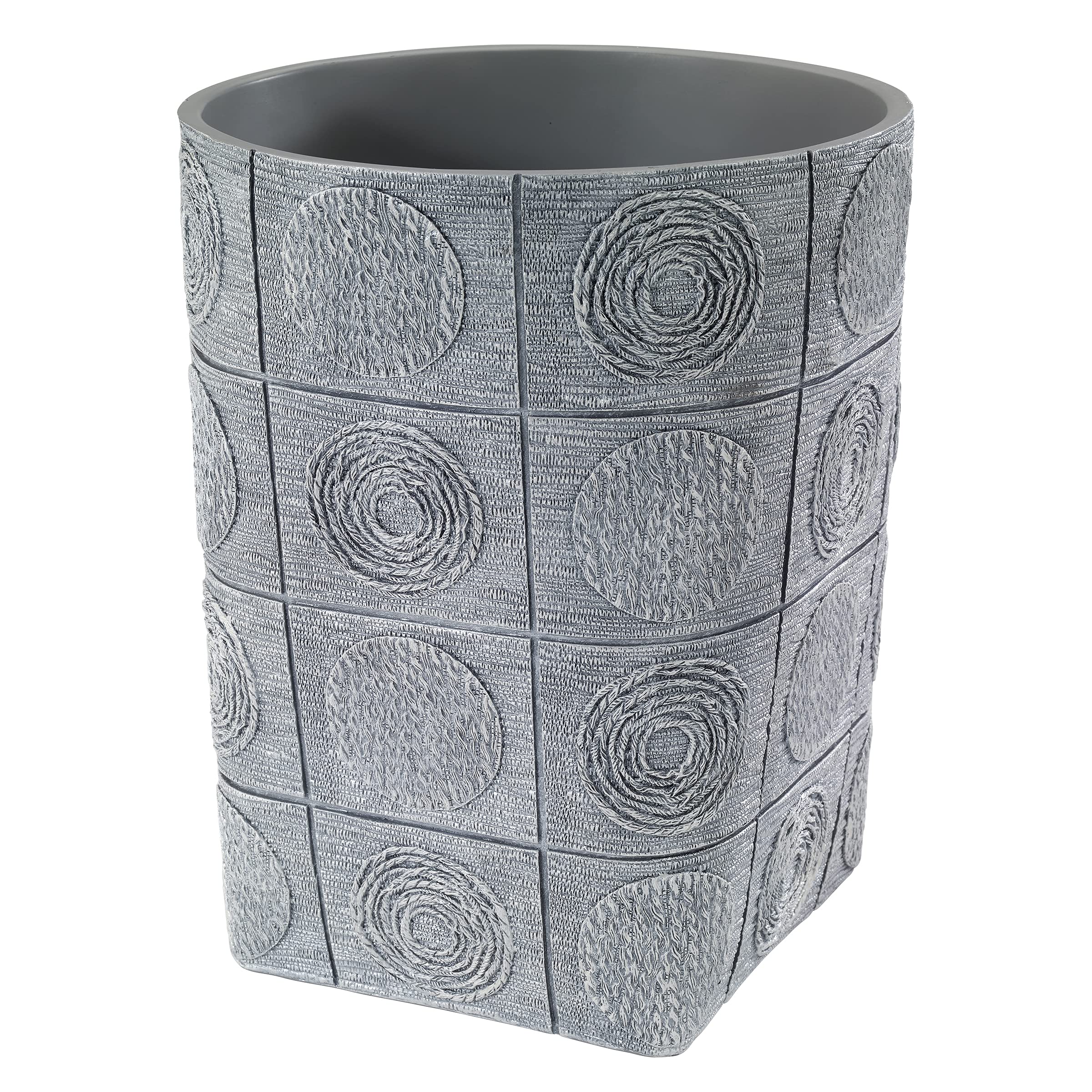 Avanti Linens Galaxy Waste Basket, Silver