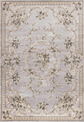 HomeRoots Decor 3'3' x 5'3' Polypropelene Light Grey Area Rug