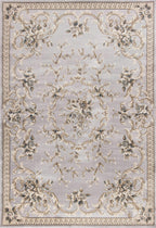 HomeRoots Decor 3'3' x 5'3' Polypropelene Light Grey Area Rug