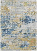 Addison Rugs Indoor/Outdoor Accord Aac34 Blue Washable 9' X 12' Indoor Outdoor Area Rug, Easy Clean, Machine Washable, Non Shedding, Bedroom, Living Room, Dining Room, Kitchen, Patio Rug