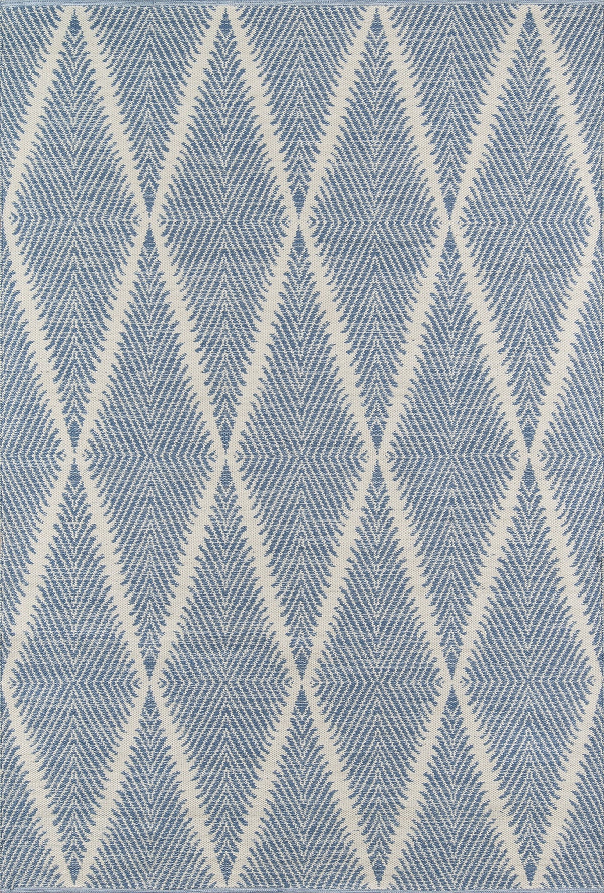 Erin Gates By Momeni River Beacon Denim Hand Woven Indoor Outdoor Area Rug, 23 Inch  X 8 Size Mat For Living Room, Bedroom, Dining