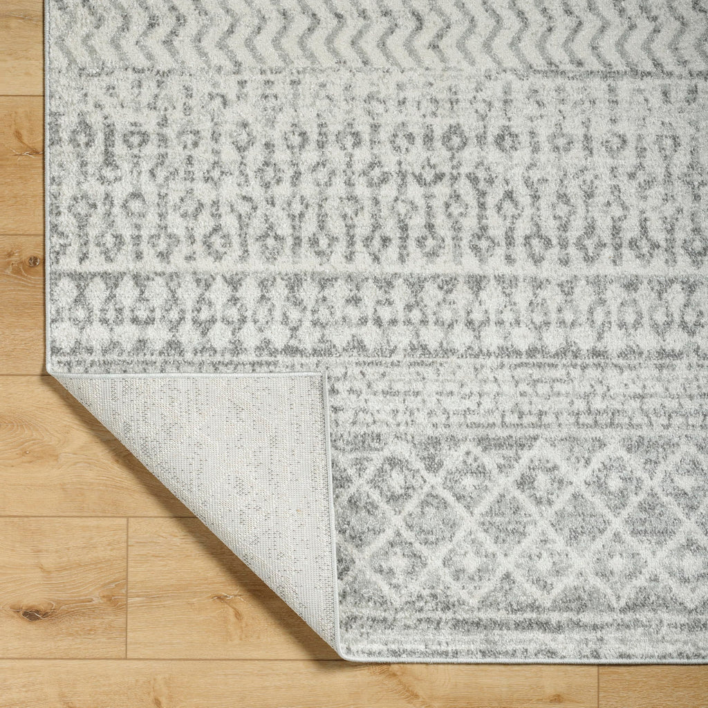 Livabliss Chester Boho Moroccan Area Rug,5'3'' X 7'6'',Grey